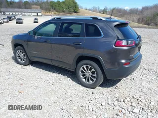 2019 Jeep Cherokee Latitude Plus with VIN 1C4PJMLB0KD191740, listed as a IAAI auction lot 41585682 with 91,755 mi miles. Bid and sale history available at carsss.com. Image 3.