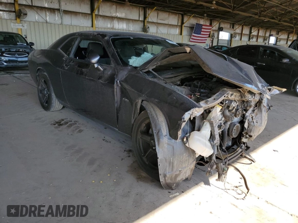 2015 Dodge Challenger R/T with VIN 2C3CDZAT1FH865454, listed as a Copart auction lot 53930725 with 104,481 mi miles and Salvage title. Bid and sale history available at DreamBid. Image 4.