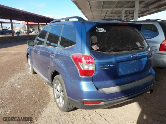 2015 Subaru Forester 2.5i Touring with VIN JF2SJAWC0FH485216, listed as a IAAI auction lot 41744706 with 61,683 mi miles. Bid and sale history available at carsss.com. Image 3.