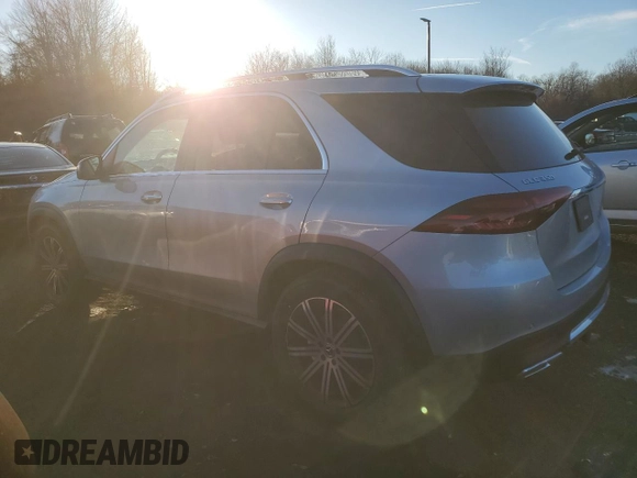 2025 Mercedes-Benz GLE 350 with VIN 4JGFB4FB9SB331036, listed as a Copart auction lot 41827195 with 279 mi miles and Salvage title. Bid and sale history available at DreamBid. Image 2.