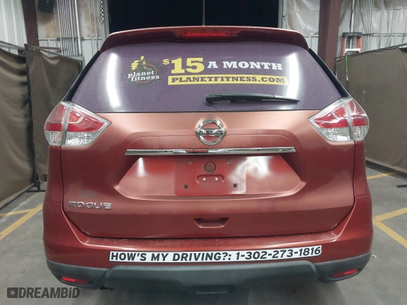 2015 Nissan Rogue S with VIN KNMAT2MT3FP559361, listed as a IAAI auction lot 41983856 with 152,866 mi miles. Bid and sale history available at carsss.com. Image 17.