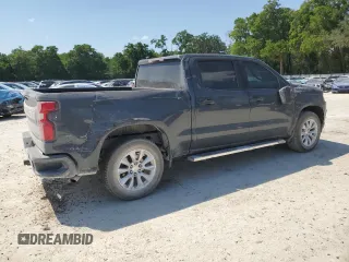 2021 Chevrolet Silverado 1500 Custom with VIN 1GCPWBEK1MZ241845, listed as a Copart auction lot 52790415 with 133,480 mi miles and Salvage Title. Bid and sale history available at DreamBid. Image 3.