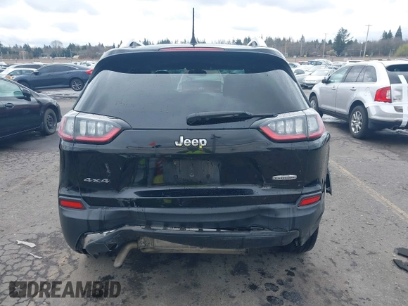 2019 Jeep Cherokee Latitude with VIN 1C4PJMCB3KD351478, listed as a IAAI auction lot 41804228 with 154,559 mi miles. Bid and sale history available at carsss.com. Image 16.