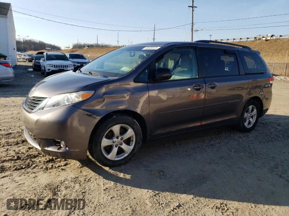 2012 Toyota Sienna LE AAS with VIN 5TDKK3DC6CS176156, listed as a Copart auction lot 45505975 with 86,791 mi miles and Salvage Title. Bid and sale history available at DreamBid. Image 1.