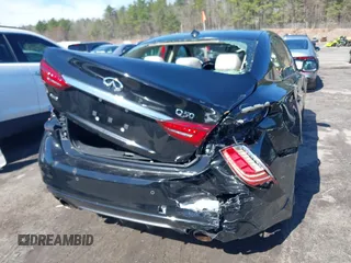 2023 Infiniti Q50 Luxe z VIN JN1EV7BR7PM541712, wystawiony jako IAAI lot #41942433 z przebiegiem 8 512 mil mil oraz . Historia ofert i sprzedaży dostępna na DreamBid. Obrazek 6.