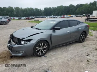 2016 Nissan Maxima SL with VIN 1N4AA6AP2GC398570, listed as a Copart auction lot 62481805 with 191,118 mi miles and Salvage title. Bid and sale history available at DreamBid. Image 1.