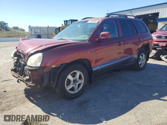 2004 Hyundai Santa Fe GLS with VIN KM8SC73E14U720076, listed as a Copart auction lot 72082964 with 393,452 mi miles and Non Repairable. Bid and sale history available at carsss.com. Image 1.