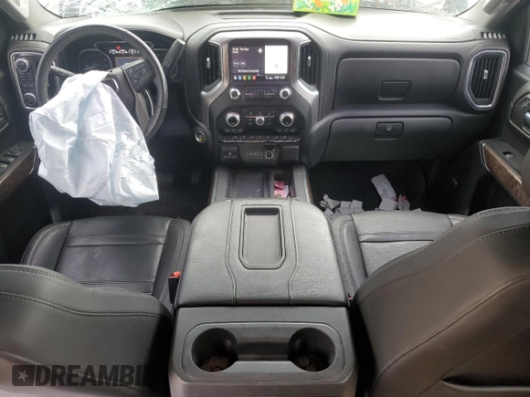 2020 GMC Sierra 1500 Denali with VIN 1GTU9FED5LZ267544, listed as a Copart auction lot 61575405 with 37,528 mi miles and Non repairable. Bid and sale history available at DreamBid. Image 8.