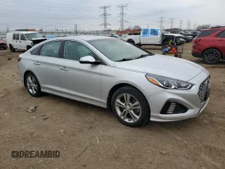 2019 Hyundai Sonata SEL with VIN 5NPE34AF0KH809401, listed as a Copart auction lot 50633645 with 29,970 mi miles and Salvage Title. Bid and sale history available at DreamBid. Image 4.