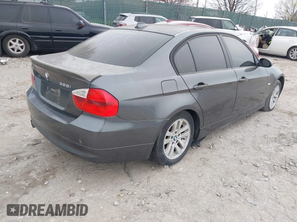 2006 BMW 3 Series 325i with VIN WBAVB13596PT23263, listed as a IAAI auction lot 42021124 with 84,694 mi miles. Bid and sale history available at carsss.com. Image 4.