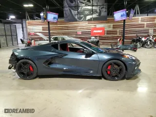 2021 Chevrolet Corvette 3LT with VIN 1G1YC2D4XM5112969, listed as a Copart auction lot 86412854 with 10,999 mi miles and Salvage Title. Bid and sale history available at carsss.com. Image 1.