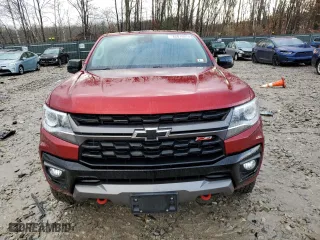 2021 Chevrolet Colorado 4WD Z71 with VIN 1GCGTDENXM1258477, listed as a Copart auction lot 82016974 with 40,231 mi miles and Salvage Title. Bid and sale history available at carsss.com. Image 5.
