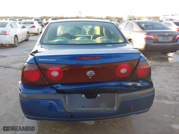 2003 Chevrolet Impala with VIN 2G1WF52E839331135, listed as a IAAI auction lot 41775510 with 139,182 mi miles. Bid and sale history available at carsss.com. Image 6.