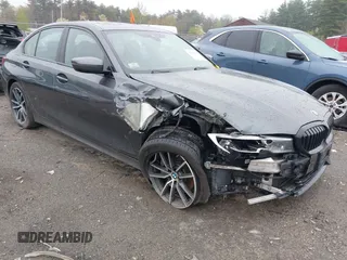 2019 BMW 3 Series 330i xDrive with VIN 3MW5R7J54K8A05383, listed as a IAAI auction lot 42131355 with 67,967 mi miles and . Bid and sale history available at DreamBid. Image 1.