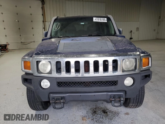 2009 Hummer H3 SUV Luxury with VIN 5GTEN13EX98157689, listed as a Copart auction lot 41918195 with 237,089 mi miles and Clean Title. Bid and sale history available at carsss.com. Image 5.