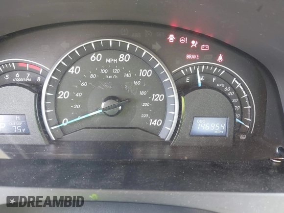 2012 Toyota Camry L with VIN 4T1BF1FK1CU576890, listed as a IAAI auction lot 42063901 with 146,954 mi miles. Bid and sale history available at carsss.com. Image 7.