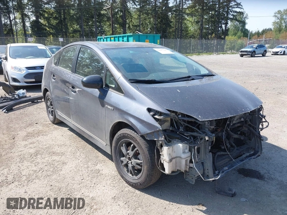 2012 Toyota Prius One with VIN JTDKN3DU3C1579797, listed as a IAAI auction lot 42087245 with 178,209 mi miles. Bid and sale history available at carsss.com. Image 1.