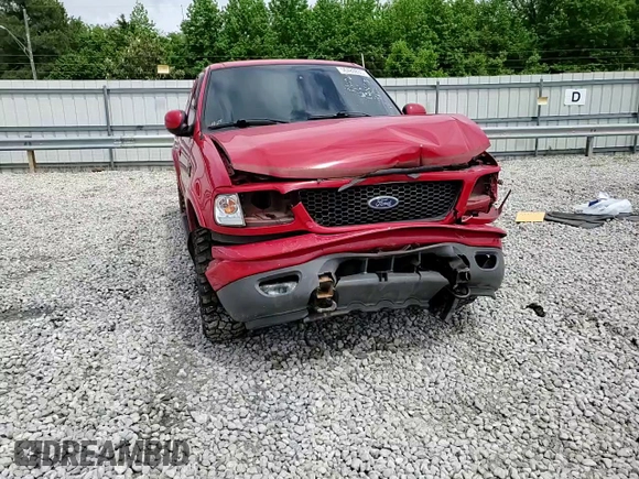 2002 Ford F-150 XL with VIN 1FTRX18L42KA94155, listed as a Copart auction lot 56488635 with Not provided miles and Salvage title. Bid and sale history available at DreamBid. Image 14.
