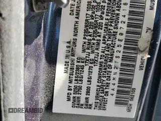 2005 Mitsubishi Endeavor LS z VIN 4A4MN21S25E072416, wystawiony jako Copart lot #71681624 z przebiegiem 151 706 mil mil oraz Szkoda całkowita • Salvage title. Historia ofert i sprzedaży dostępna na DreamBid. Obrazek 14.