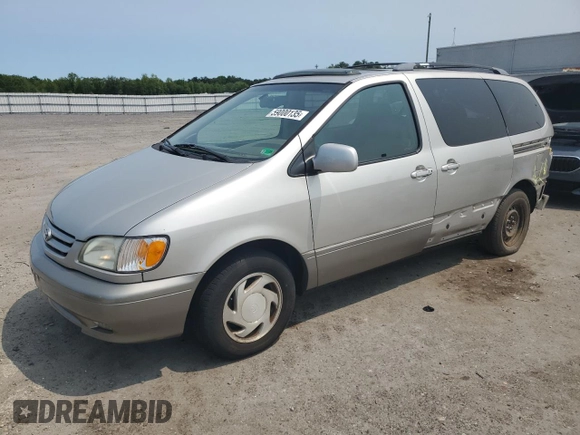 2001 Toyota Sienna LE с VIN 4T3ZF13C41U366736, выставлен на аукционе Copart как лот 59000135 с пробегом 109 254 миль миль и Списание • Salvage title. История ставок и продаж доступна на DreamBid. Изображение 1.