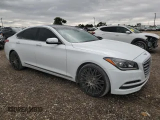 2015 Hyundai Genesis 3.8L with VIN KMHGN4JEXFU061998, listed as a Copart auction lot 57831524 with 82,310 mi miles and Clean Title. Bid and sale history available at carsss.com. Image 4.