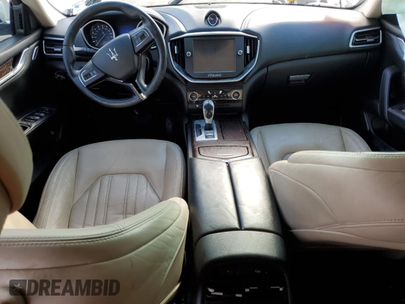 2015 Maserati Ghibli S Q4 with VIN ZAM57RTAXF1150142, listed as a Copart auction lot 39860754 with 56,483 mi miles. Bid and sale history available at carsss.com. Image 8.