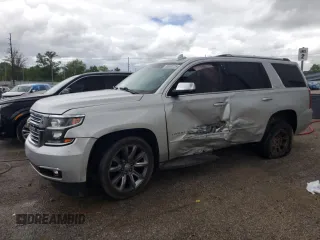 2015 Chevrolet Tahoe LTZ с VIN 1GNSKCKC8FR745585, выставлен на аукционе Copart как лот 55508725 с пробегом Не указан миль и Списание • Salvage title. История ставок и продаж доступна на DreamBid. Изображение 1.