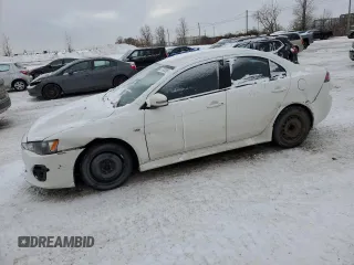 2017 Mitsubishi Lancer ES with VIN JA32V2FW2HU601981, listed as a Copart auction lot 87797895 with 108,411 mi miles and Salvage Title. Bid and sale history available at carsss.com. Image 1.