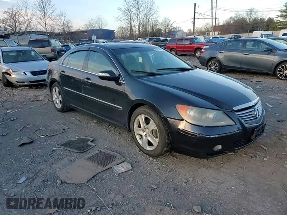2007 Acura RL Technology with VIN JH4KB166X7C003497, listed as a Copart auction lot 85914954 with 210,483 mi miles and Salvage title. Bid and sale history available at DreamBid. Image 11.