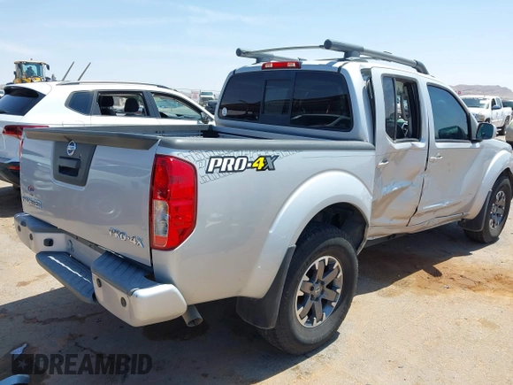 2017 Nissan Frontier SV with VIN 1N6AD0EV8HN771380, listed as a IAAI auction lot 42392248 with 104,192 mi miles and . Bid and sale history available at DreamBid. Image 4.