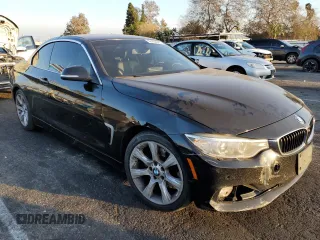 2015 BMW 4 Series 428i with VIN WBA3V7C57FP772037, listed as a Copart auction lot 42455645 with 207,970 mi miles and Salvage Title. Bid and sale history available at carsss.com. Image 4.