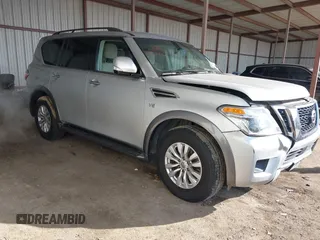 2018 Nissan Armada SL with VIN JN8AY2NC0J9552627, listed as a IAAI auction lot 41572479 with 189,375 mi miles and . Bid and sale history available at DreamBid. Image 1.