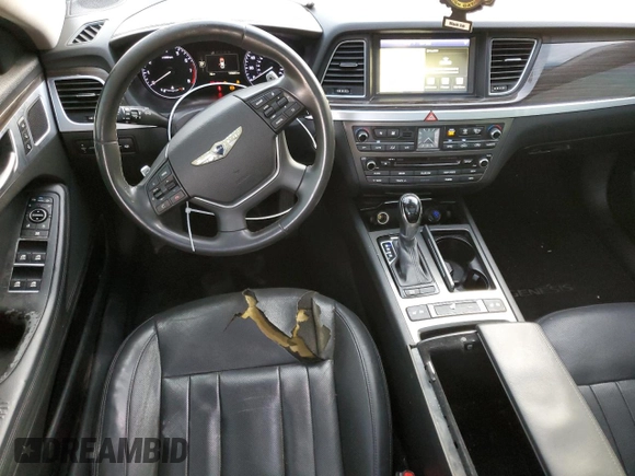 2016 Hyundai Genesis 3.8L with VIN KMHGN4JE2GU115151, listed as a Copart auction lot 54829855 with 170,091 mi miles and Salvage Title. Bid and sale history available at DreamBid. Image 8.