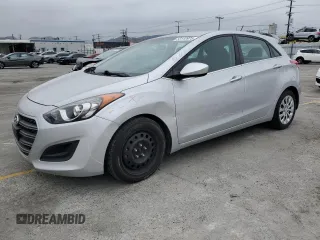 2016 Hyundai Elantra with VIN KMHD35LH7GU310569, listed as a Copart auction lot 53112975 with 95,377 mi miles and Salvage title. Bid and sale history available at DreamBid. Image 1.
