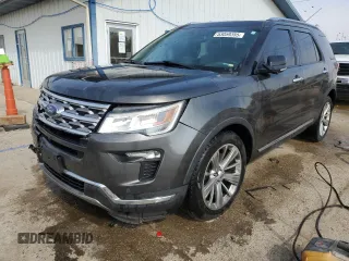 2019 Ford Explorer Limited with VIN 1FM5K7F82KGA91008, listed as a Copart auction lot 53059355 with 109,903 mi miles and Salvage title. Bid and sale history available at DreamBid. Image 1.