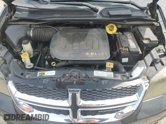2013 Dodge Grand Caravan Crew with VIN 2C4RDGDG9DR741254, listed as a Copart auction lot 53121095 with 227,243 mi miles and Clean Title. Bid and sale history available at DreamBid. Image 12.