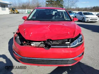 2019 Volkswagen Golf SportWagen S with VIN 3VWY57AUXKM509184, listed as a Copart auction lot 43741345 with 34,145 mi miles and Salvage Title. Bid and sale history available at carsss.com. Image 5.