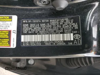 2012 Toyota Corolla L with VIN 2T1BU4EE2CC896739, listed as a Copart auction lot 51817525 with 88,227 mi miles and Salvage Title. Bid and sale history available at carsss.com. Image 12.