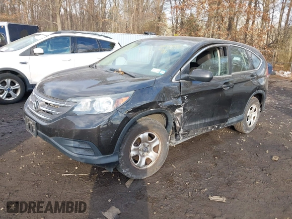 2014 Honda CR-V LX with VIN 2HKRM4H30EH685256, listed as a IAAI auction lot 41429604 with 121,495 mi miles. Bid and sale history available at carsss.com. Image 2.