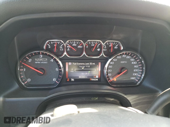 2014 GMC Sierra 1500 SLT with VIN 3GTU2VEC8EG107800, listed as a Copart auction lot 58383475 with 88,363 mi miles and Salvage title. Bid and sale history available at DreamBid. Image 9.