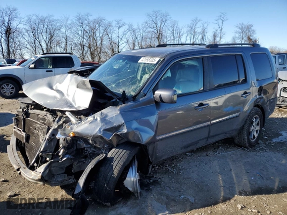 2010 Honda Pilot Touring with VIN 5FNYF4H98AB031186, listed as a Copart auction lot 42558305 with 266,370 mi miles and Salvage Title. Bid and sale history available at carsss.com. Image 1.