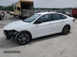 2022 Volkswagen Jetta Sport with VIN 3VWBM7BU5NM012801, listed as a Copart auction lot 56931895 with 24,450 mi miles and Salvage title. Bid and sale history available at DreamBid. Image 1.