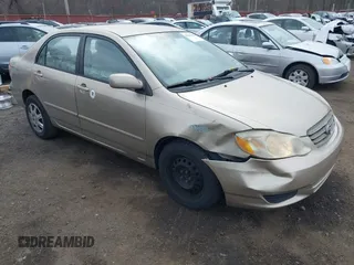 2004 Toyota Corolla CE with VIN 2T1BR32E24C258637, listed as a IAAI auction lot 41881455 with 175,944 mi miles and . Bid and sale history available at DreamBid. Image 1.