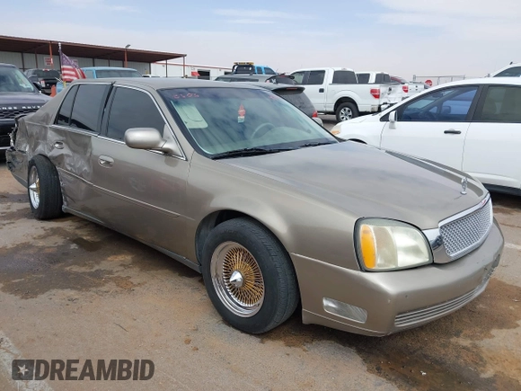 2003 Cadillac DeVille z VIN 1G6KD54Y63U223640, wystawiony jako IAAI lot #41704549 z przebiegiem 127 981 mil mil oraz . Historia ofert i sprzedaży dostępna na DreamBid. Obrazek 1.