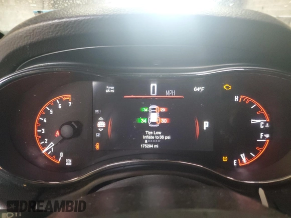2014 Dodge Durango Limited with VIN 1C4RDJDG3EC360815, listed as a Copart auction lot 60413155 with 175,294 mi miles and Salvage title. Bid and sale history available at DreamBid. Image 9.