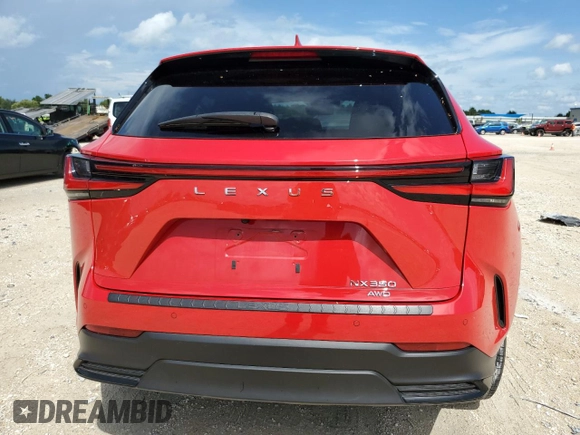 2022 Lexus NX with VIN JTJHGCEZ1N2000556, listed as a Copart auction lot 67162094 with 59,299 mi miles and Salvage Title. Bid and sale history available at carsss.com. Image 6.