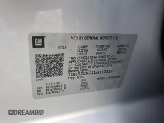 2020 GMC Yukon Denali with VIN 1GKS2CKJ1LR112319, listed as a Copart auction lot 75936154 with 112,187 mi miles and Salvage Title. Bid and sale history available at carsss.com. Image 13.