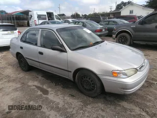 2000 Toyota Corolla VE with VIN 2T1BR12E0YC321485, listed as a IAAI auction lot 42724696 with Not provided miles and . Bid and sale history available at DreamBid. Image 1.