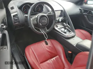 2014 Jaguar F-Type V6 with VIN SAJWA6E73E8K07203, listed as a Copart auction lot 70246224 with 46,641 mi miles and Salvage Title. Bid and sale history available at DreamBid. Image 8.