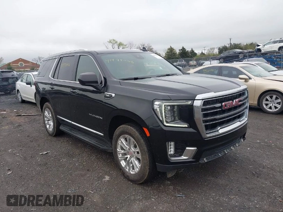 2024 GMC Yukon SLT with VIN 1GKS1BKD5RR209037, listed as a IAAI auction lot 41974006 with 36,918 mi miles. Bid and sale history available at carsss.com. Image 1.